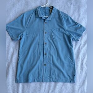 Tommy Bahama Island Zone Shirt Men's Medium Blue Shirt NWT
